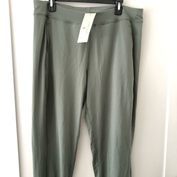 Sweaty Betty Sage Green Gary Yoga Trouser Joggers 14 - Picture 6 of 12